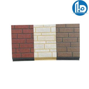 Multi-Color Brick Pattern Sandwich Panel